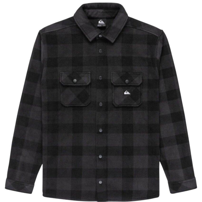 Quiksilver Bering Strait Check Antrasit Erkek Gömlek - 7