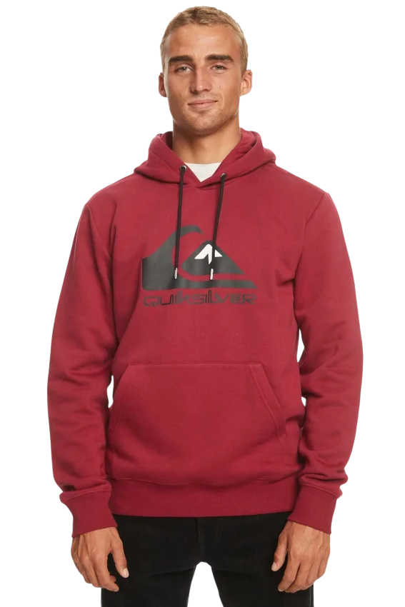 Quiksilver BIG LOGO HOOD KIRMIZI Erkek Sweatshirt - 1