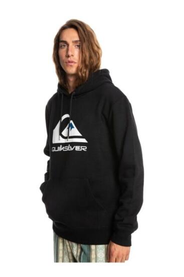 Quiksilver BIG LOGO HOOD SİYAH Erkek Sweatshirt - 2