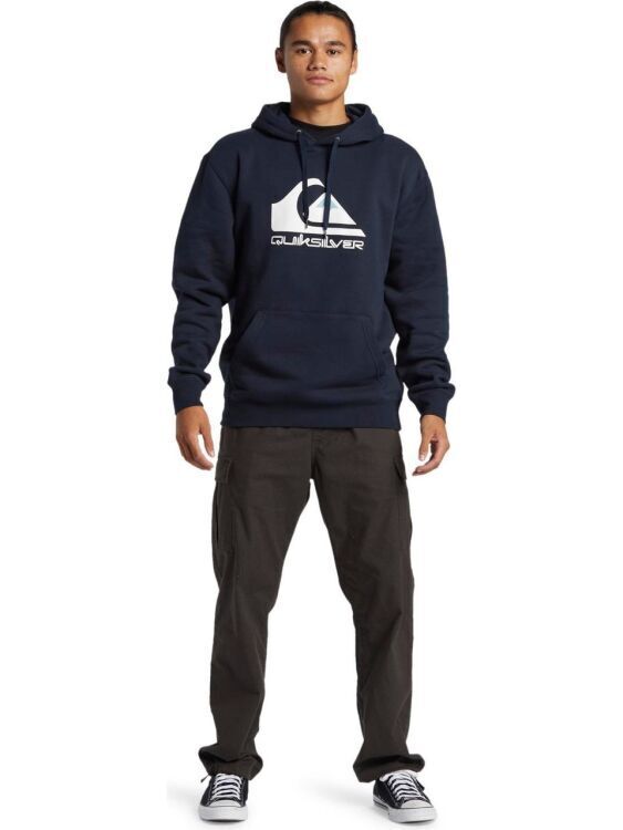Quiksilver Big Logo Hoodie Krem Erkek Sweatshirt - 5