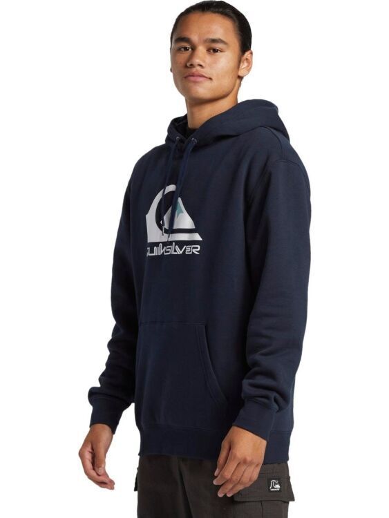 Quiksilver Big Logo Hoodie Krem Erkek Sweatshirt - Quiksilver (1)
