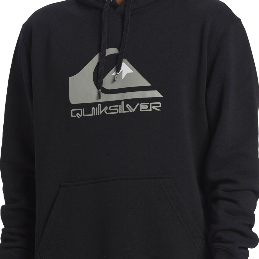 Quiksilver Big Logo Hoodie Kırmızı Erkek Sweatshirt - 4