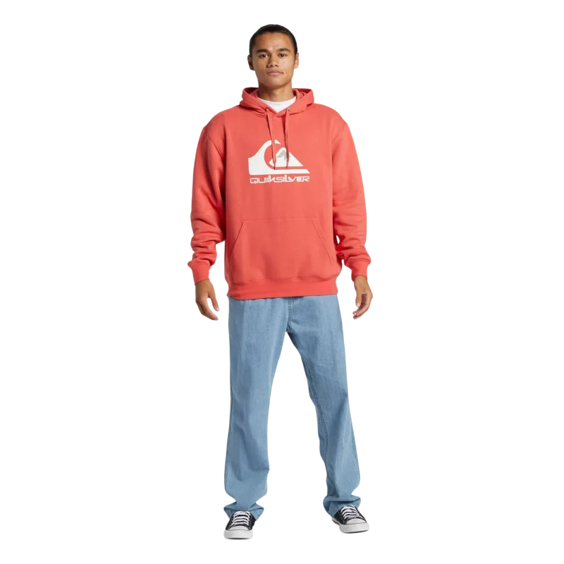 Quiksilver Big Logo Hoodie Kırmızı Erkek Sweatshirt 