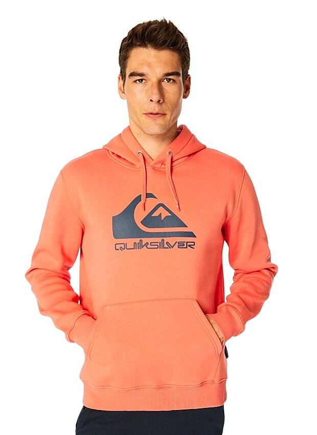 Quiksilver Big Logo Hoodie Kırmızı Erkek Sweatshirt - 1