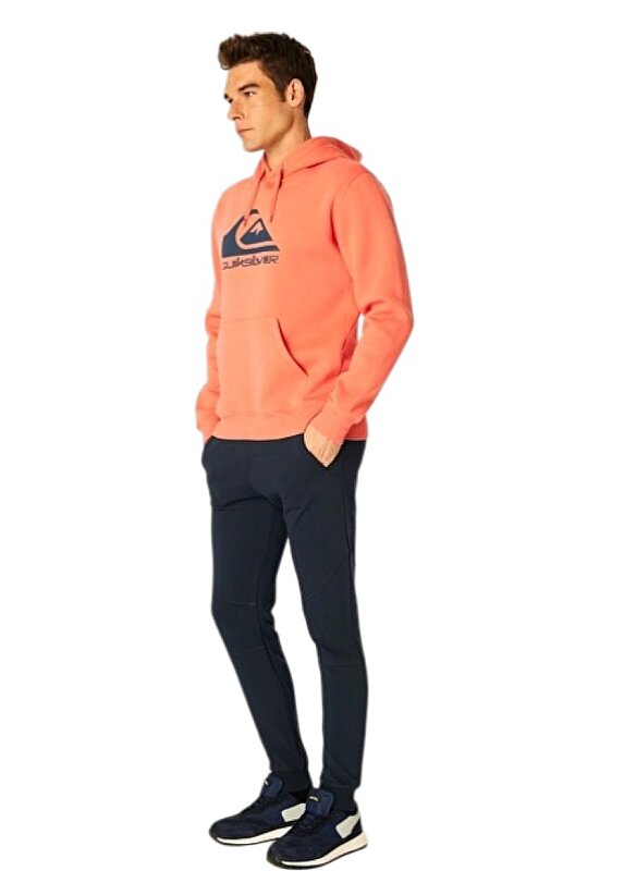 Quiksilver Big Logo Hoodie Kırmızı Erkek Sweatshirt - 2
