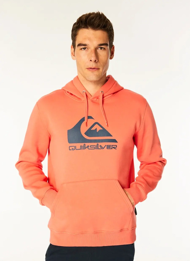 Quiksilver Big Logo Hoodie Kırmızı Erkek Sweatshirt - Quiksilver