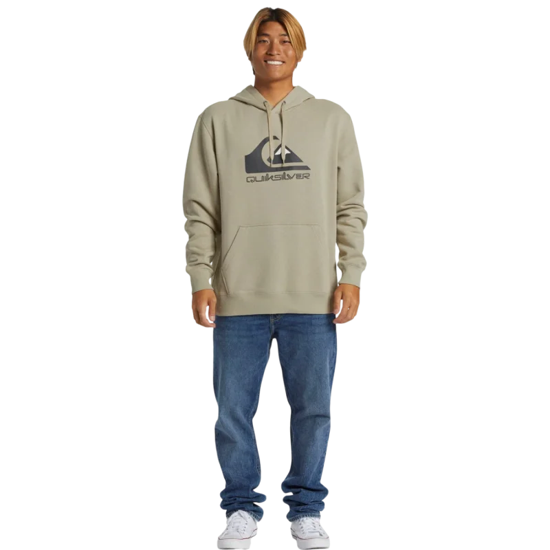 Quiksilver Big Logo Hoodie Krem Erkek Sweatshirt - 4