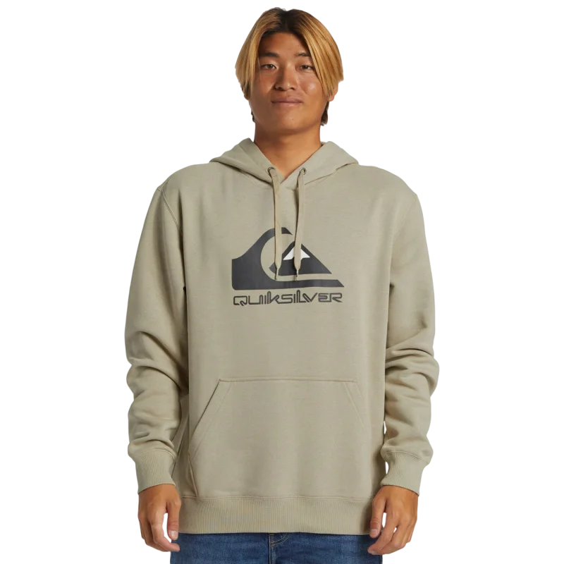 Quiksilver Big Logo Hoodie Krem Erkek Sweatshirt - 1