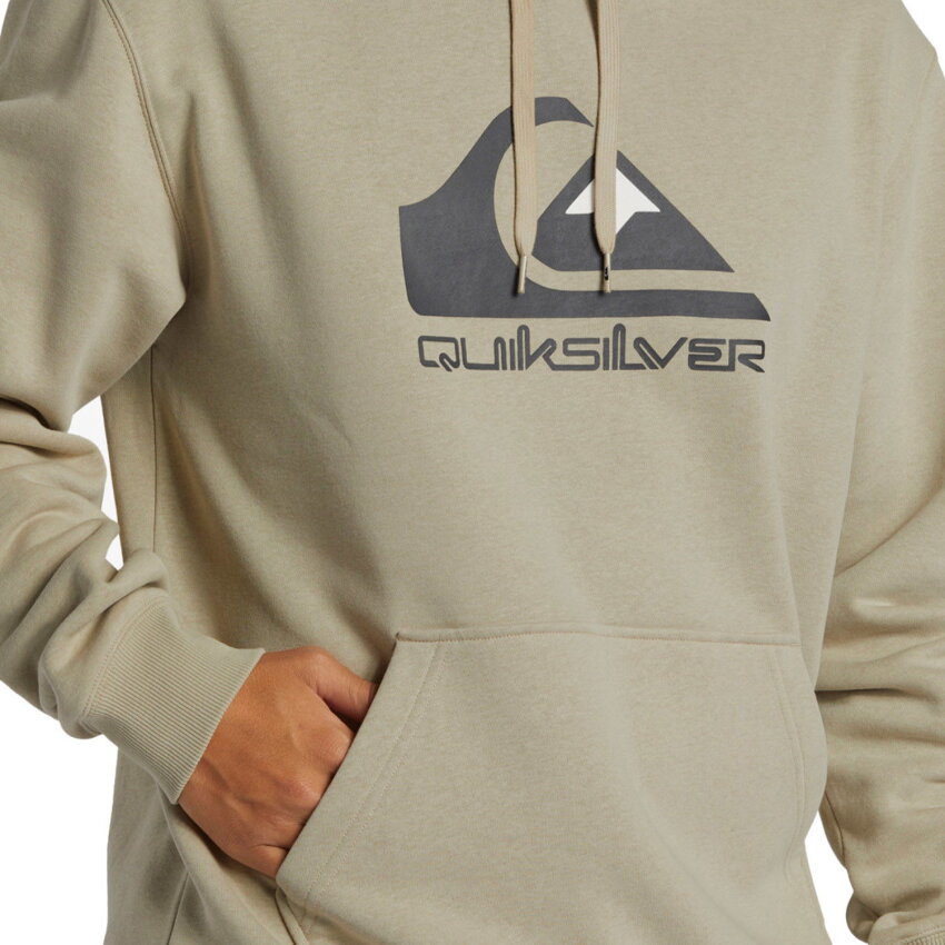 Quiksilver Big Logo Hoodie Krem Erkek Sweatshirt - 5