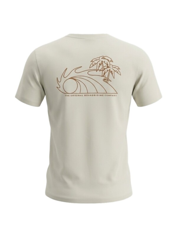 Quiksilver Bliss Point Bej Erkek Tshirt - 2