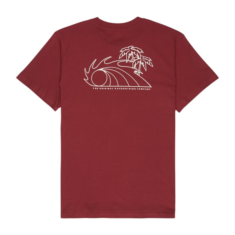 Quiksilver Bliss Point Kırmızı Erkek Tshirt - Quiksilver (1)