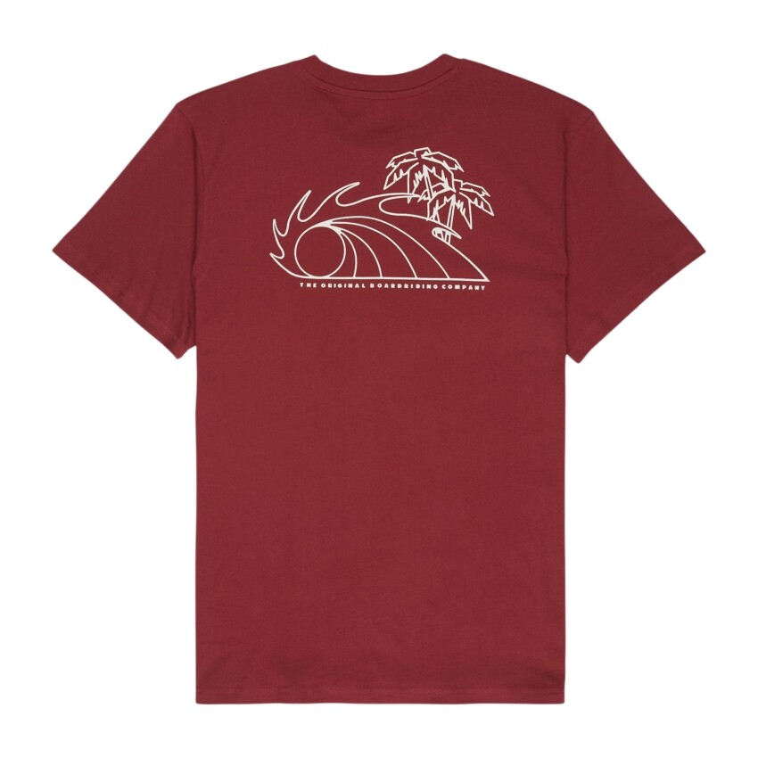 Quiksilver Bliss Point Kırmızı Erkek Tshirt - 2