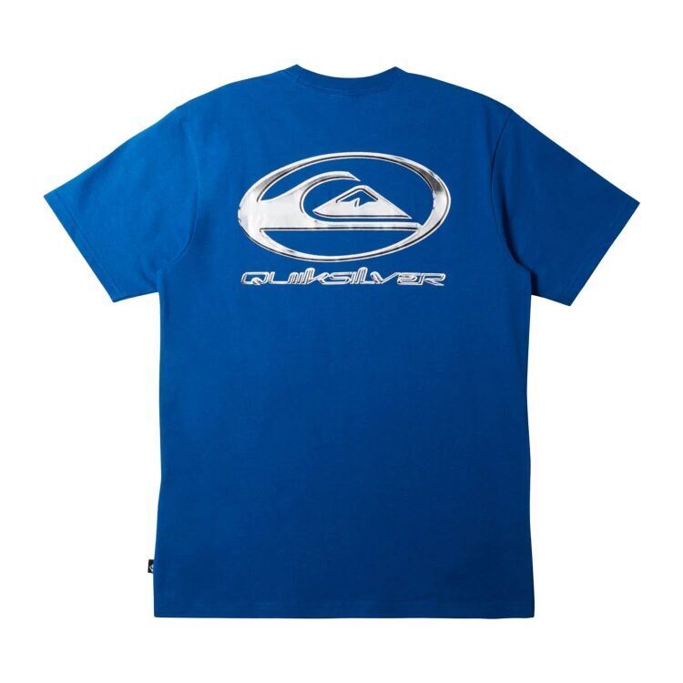 Quiksilver CHROME LOGO SS STN Mavi Erkek Tshirt - 2