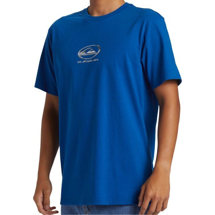 Quiksilver CHROME LOGO SS STN Mavi Erkek Tshirt - 1