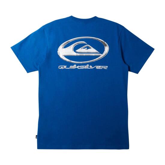 Quiksilver CHROME LOGO SS STN Mavi Erkek Tshirt - 1