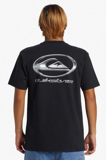 Quiksilver CHROME LOGO SS STN SİYAH Erkek Tshirt - 3