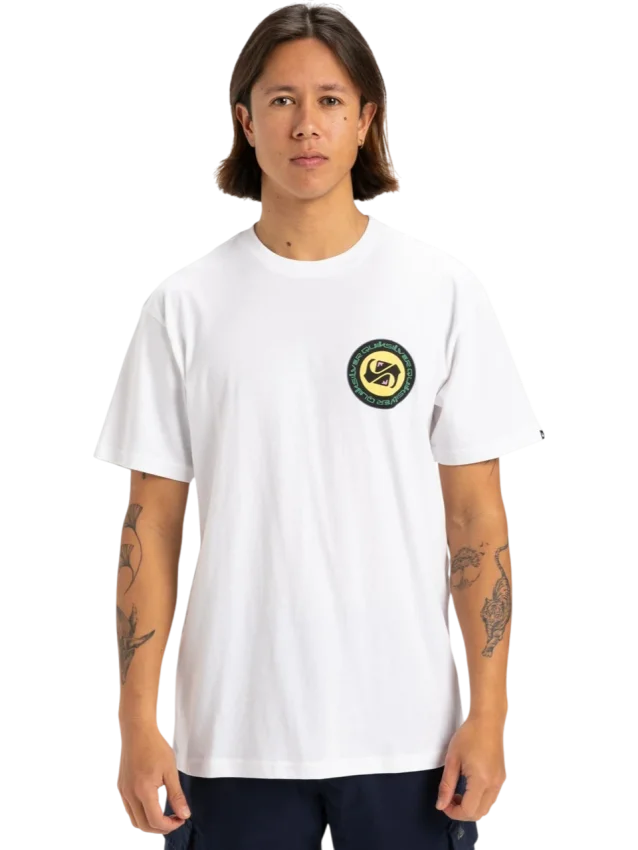 Quiksilver Circle Back SS Erkek Tshirt - 1