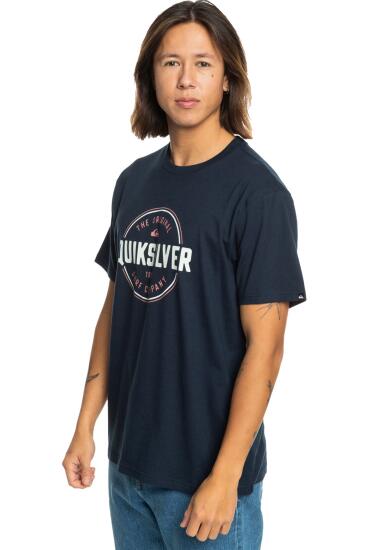 Quiksilver CIRCLE UP SS LACİVERT Erkek Tshirt - 3