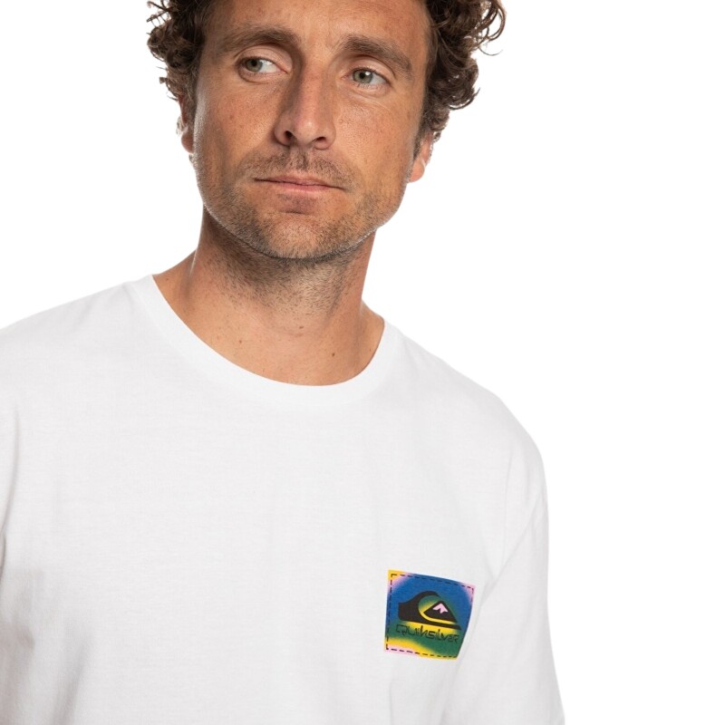 Quiksilver Colourflow M Tees Beyaz Erkek Tshirt - 3