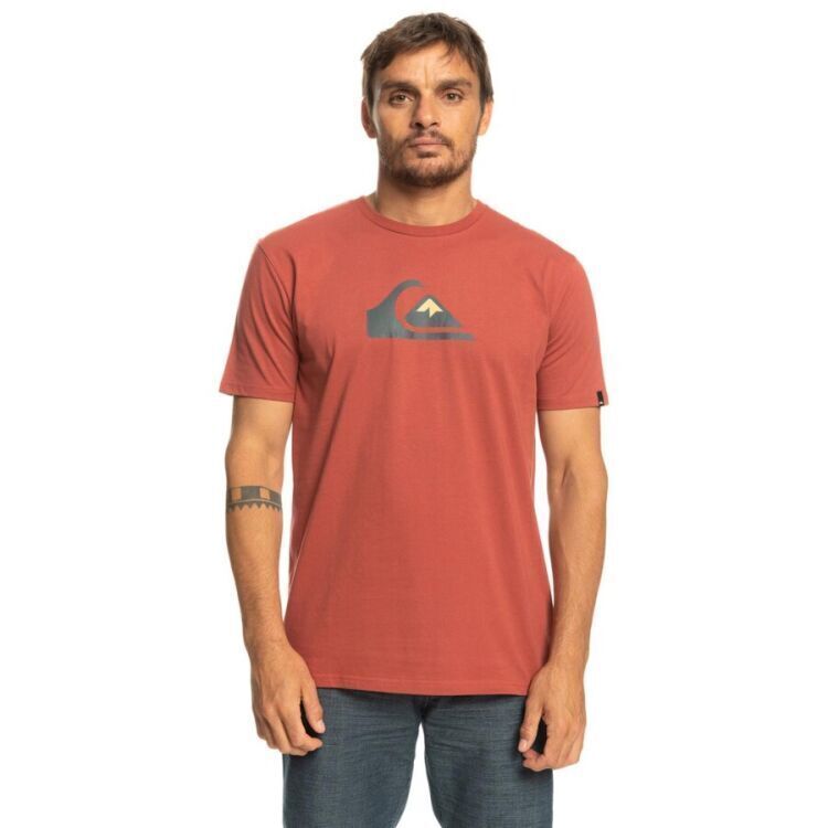 Quiksilver COMPLOGO M TEES Kahverengi Erkek Tshirt - 1