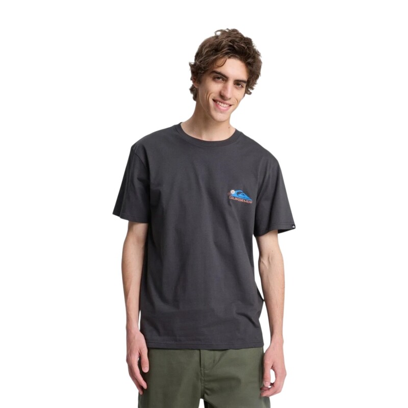 Quiksilver EV Barrel Parad Antrasit Erkek Tshirt - 1
