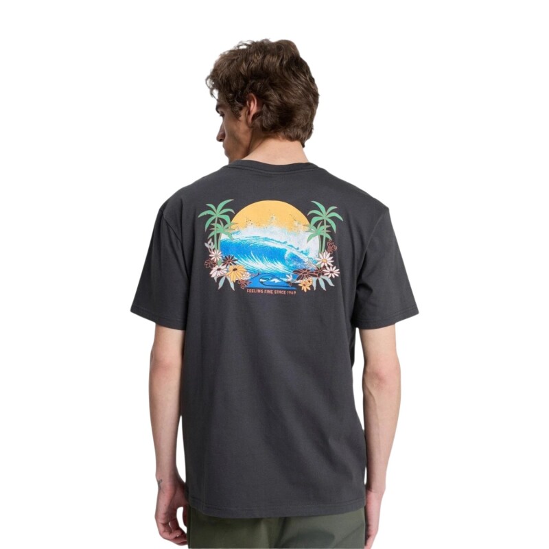 Quiksilver EV Barrel Parad Antrasit Erkek Tshirt - 3
