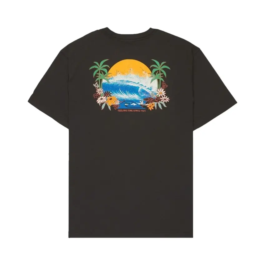 Quiksilver EV Barrel Parad Antrasit Erkek Tshirt - 6