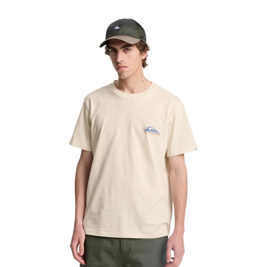Quiksilver EV Barrel Parad Bej Erkek Tshirt - 1