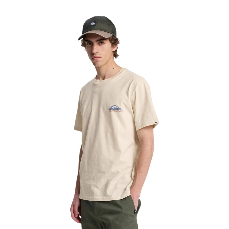 Quiksilver EV Barrel Parad Bej Erkek Tshirt - 2