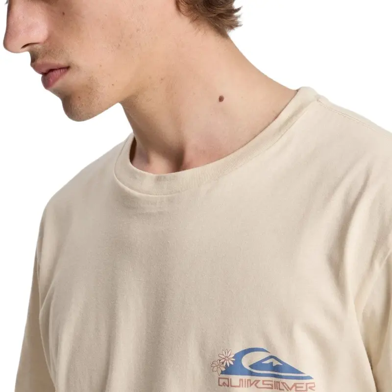 Quiksilver EV Barrel Parad Bej Erkek Tshirt - 4