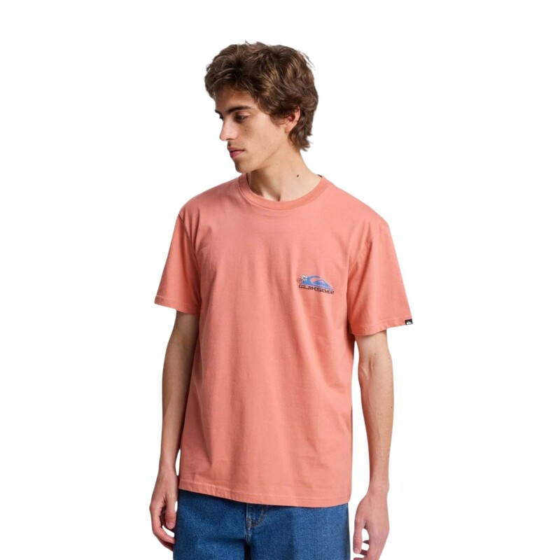 Quiksilver EV Barrel Parad Pembe Erkek Tshirt - 2