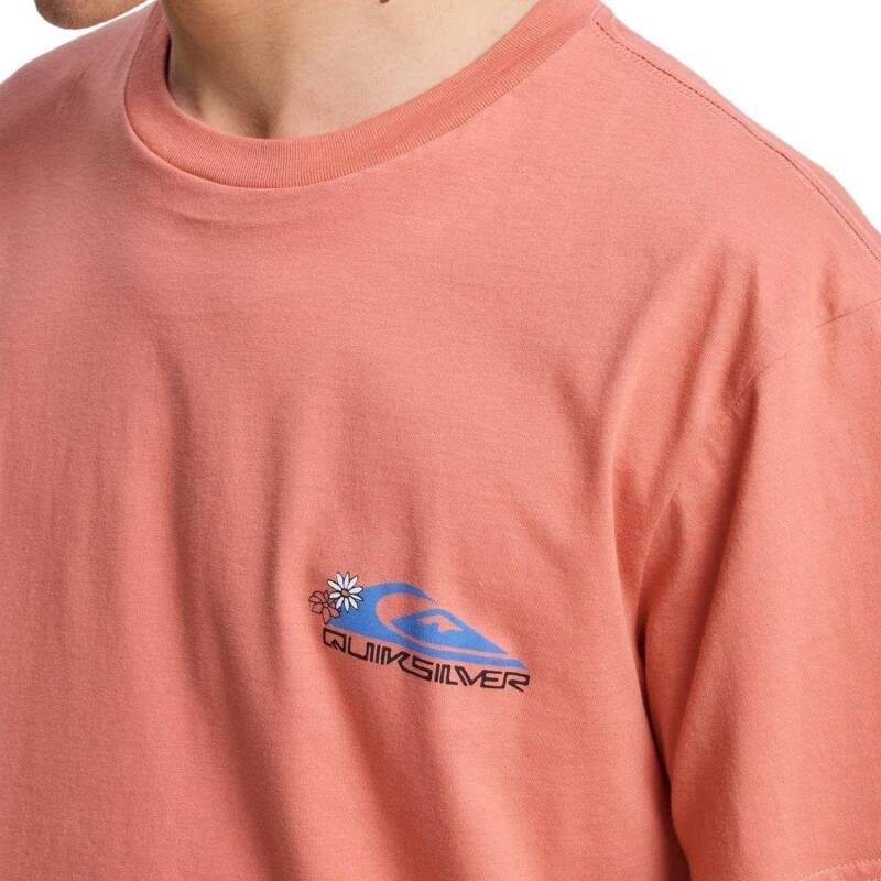 Quiksilver EV Barrel Parad Pembe Erkek Tshirt - 4