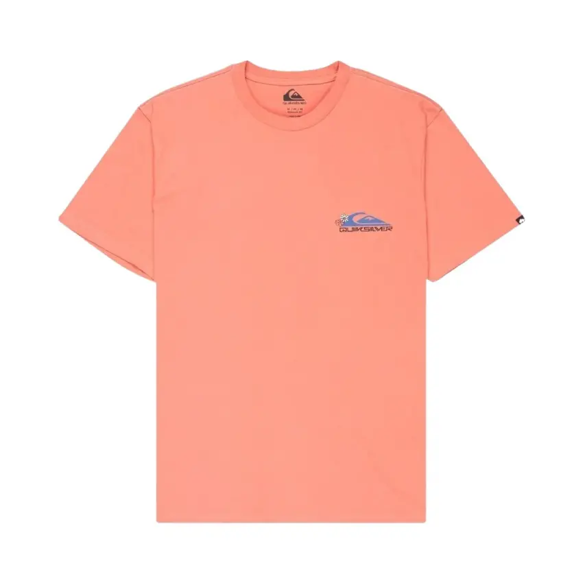 Quiksilver EV Barrel Parad Pembe Erkek Tshirt - 5