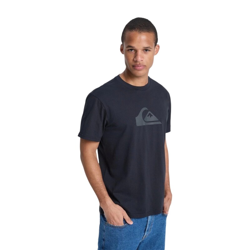 Quiksilver Ev Comp Logo Antrasit Erkek Tshirt - Quiksilver
