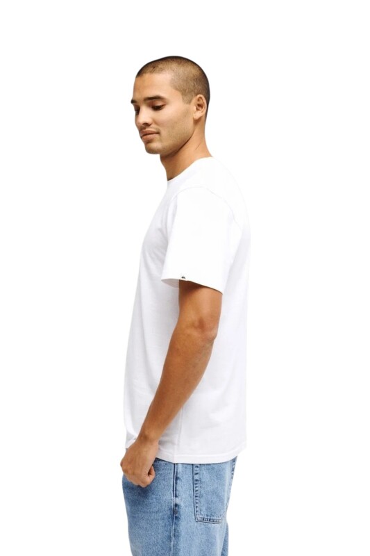 Quiksilver Ev Comp Logo Beyaz Erkek Tshirt - 3