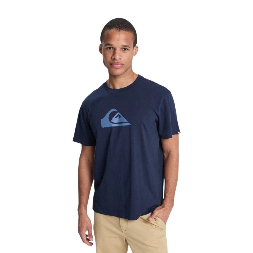 Quiksilver Ev Comp Logo Lacivert Erkek Tshirt - 1