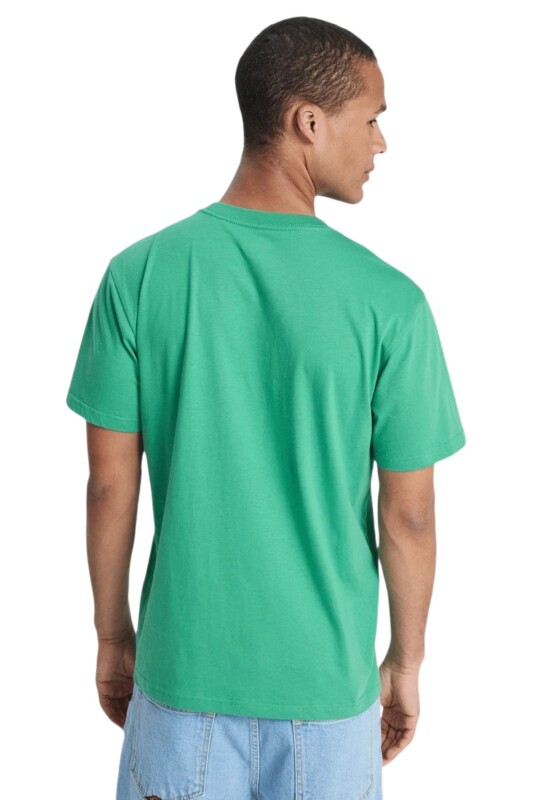 Quiksilver Ev Comp Logo Yeşil Erkek Tshirt - 1