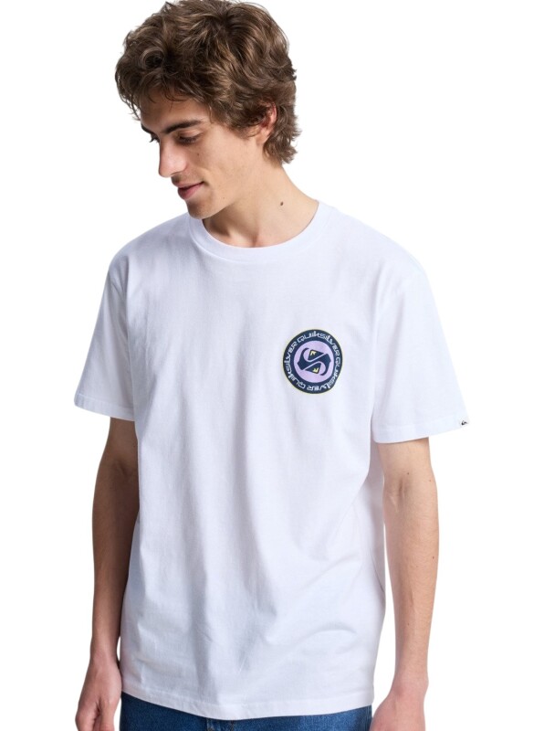 Quiksilver EV Duality Beyaz Erkek Tshirt - Quiksilver