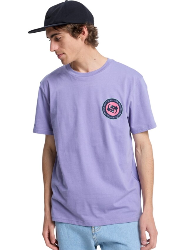 Quiksilver EV Duality Mor Erkek Tshirt - 1