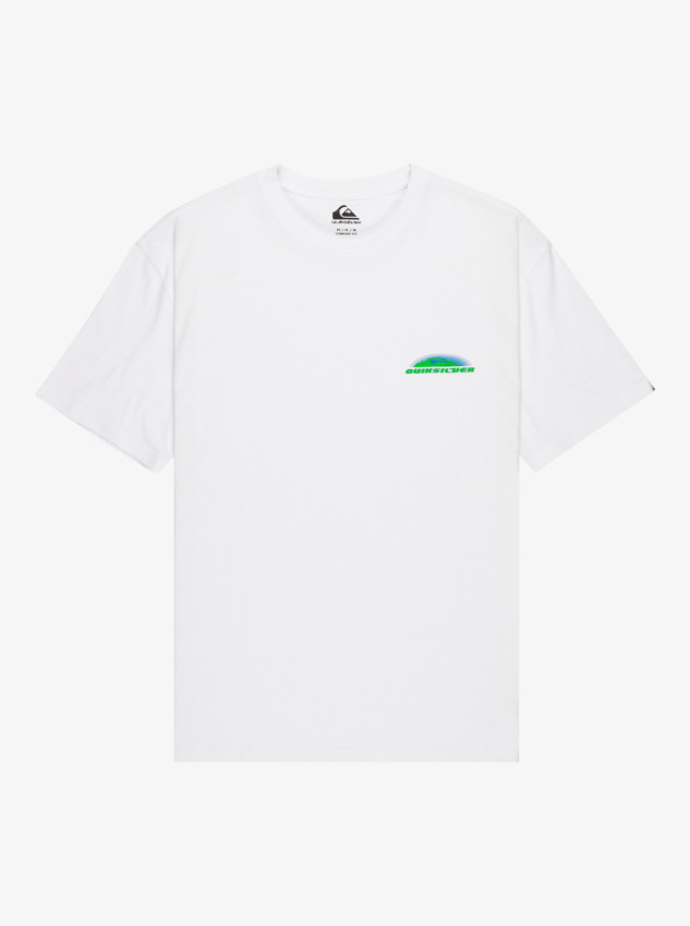 Quiksilver EV Fade Spectru Beyaz Erkek Tshirt - 5