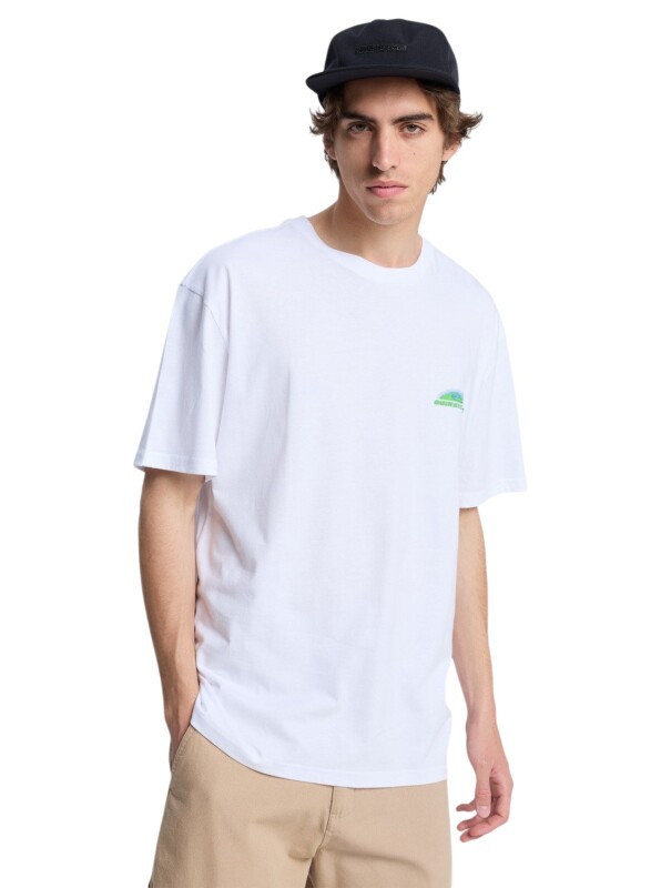 Quiksilver EV Fade Spectru Beyaz Erkek Tshirt - 1