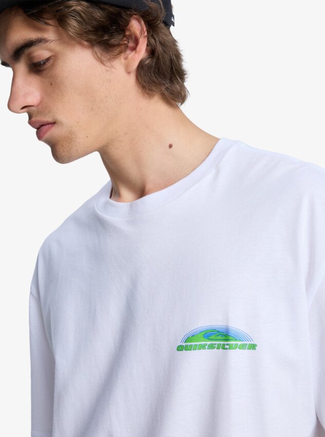 Quiksilver EV Fade Spectru Beyaz Erkek Tshirt - 4