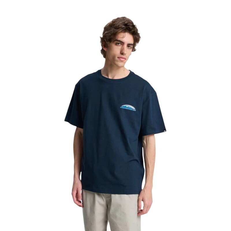 Quiksilver EV Fade Spectru Lacivert Erkek Tshirt - 1