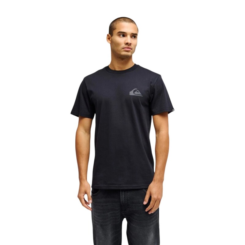 Quiksilver Ev Mini Logo Antrasit Erkek Tshirt - Quiksilver