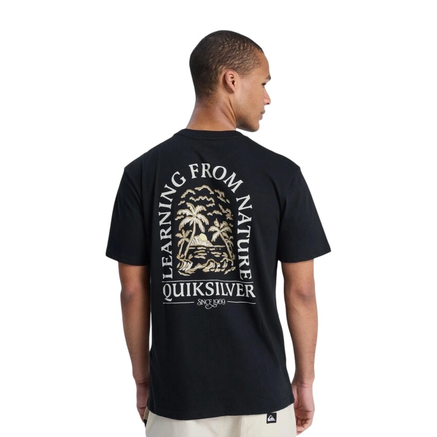 Quiksilver Evo Learning FR Antrasit Erkek Tshirt - 2