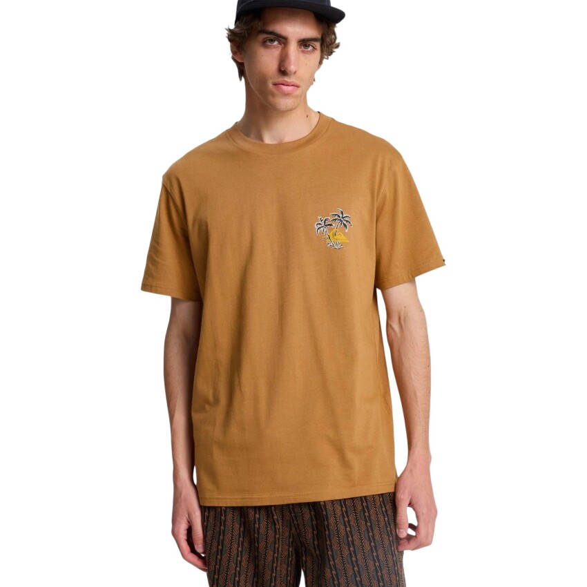 Quiksilver Evo Learning FR Kahverengi Erkek Tshirt - 1