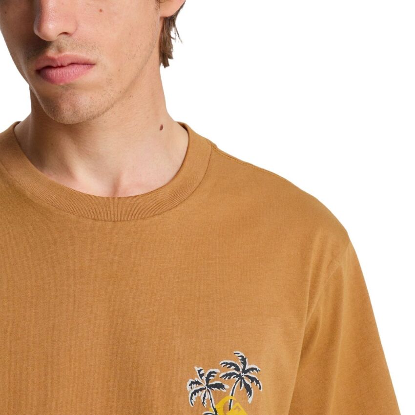 Quiksilver Evo Learning FR Kahverengi Erkek Tshirt - 4