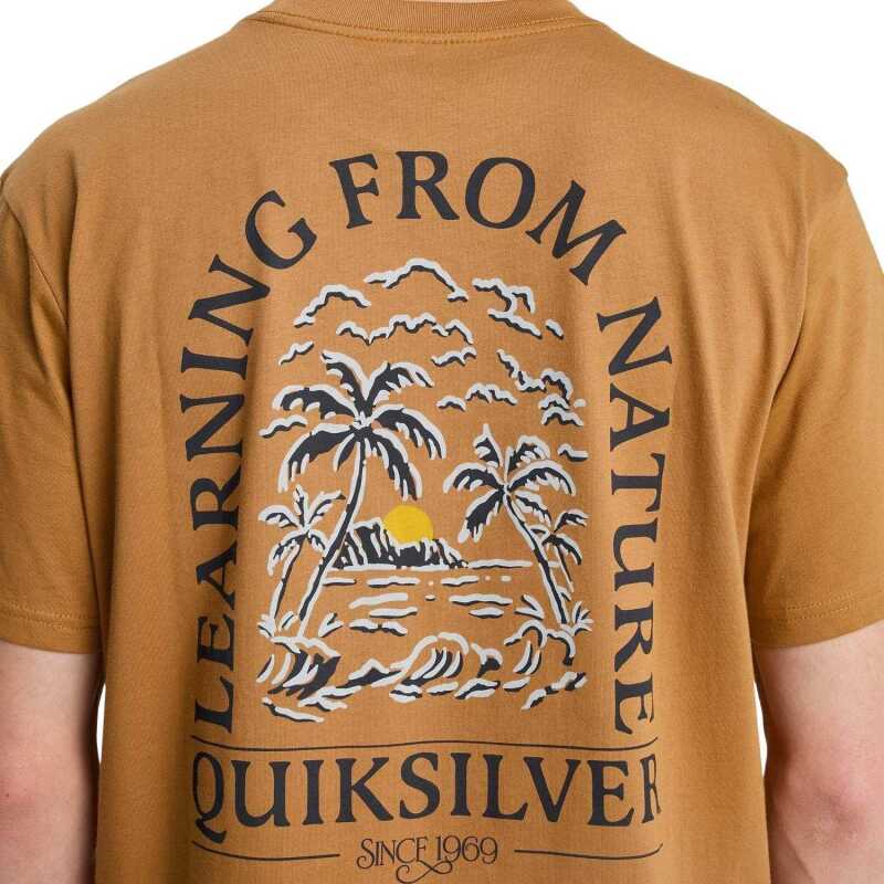 Quiksilver Evo Learning FR Kahverengi Erkek Tshirt - 5