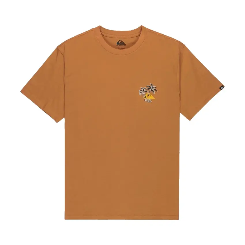 Quiksilver Evo Learning FR Kahverengi Erkek Tshirt - 6
