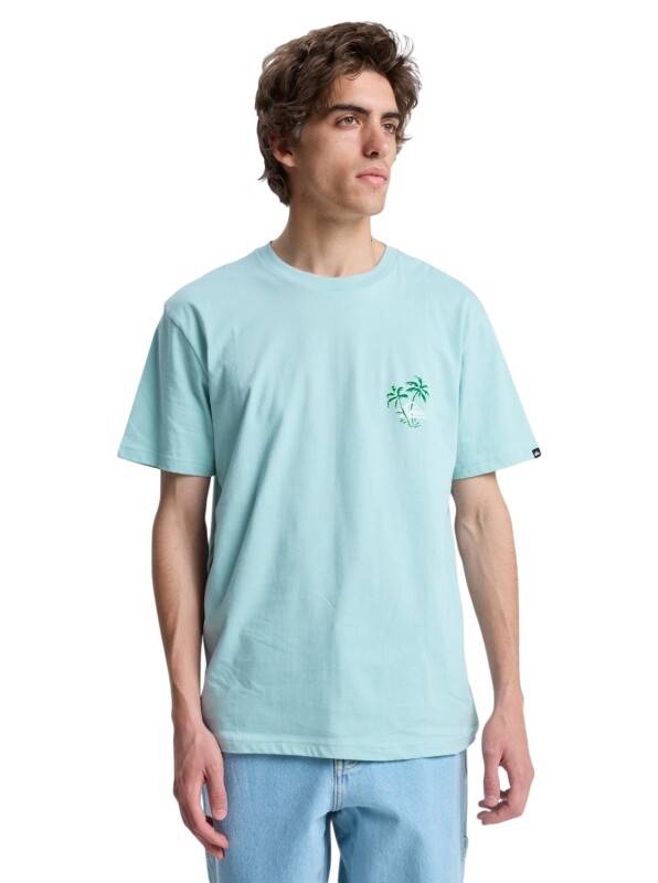Quiksilver Evo Learning FR Mavi Erkek Tshirt - Quiksilver